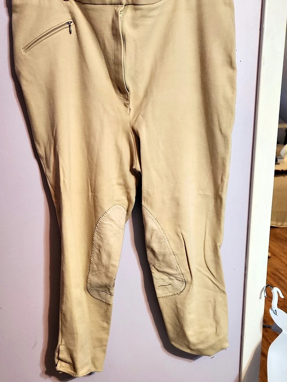 TuffRider Beige Knee Patch Trousers